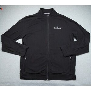 Tasc Performance Sweater Mens Large Black Full Zip Lightweight Outdoors Casual
